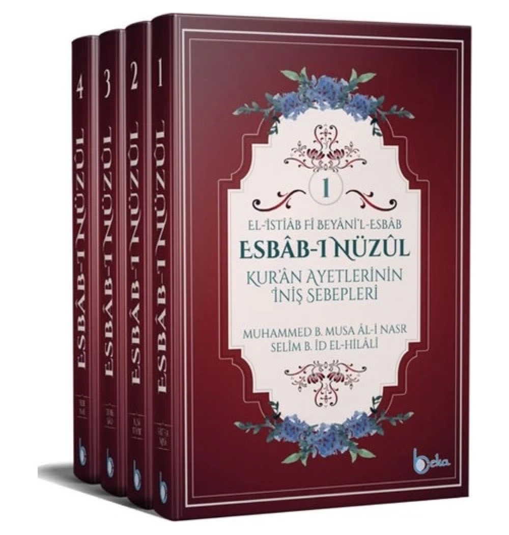 Esbabı Nüzul 4 Cilt Büyük Boy Ciltli 2.Hm Selim İd Elhilali Beka Yayın