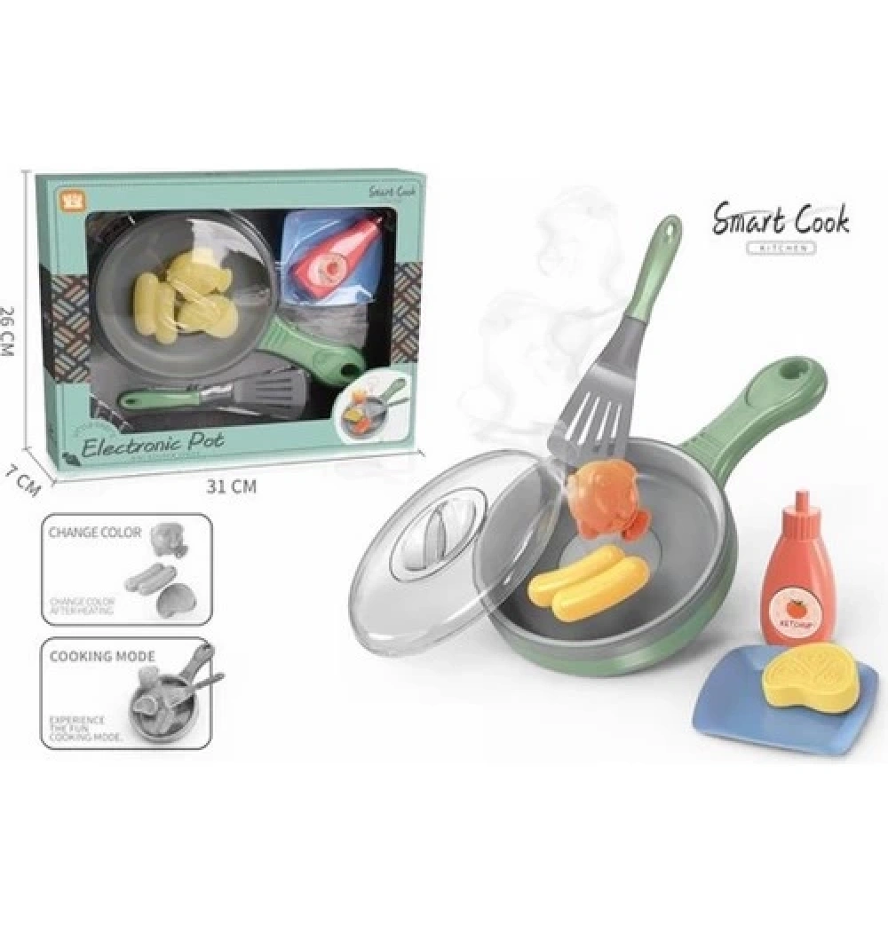 Vardem Kızartma Tava Seti Gıdalar Renk Değiştirir Ld-661A