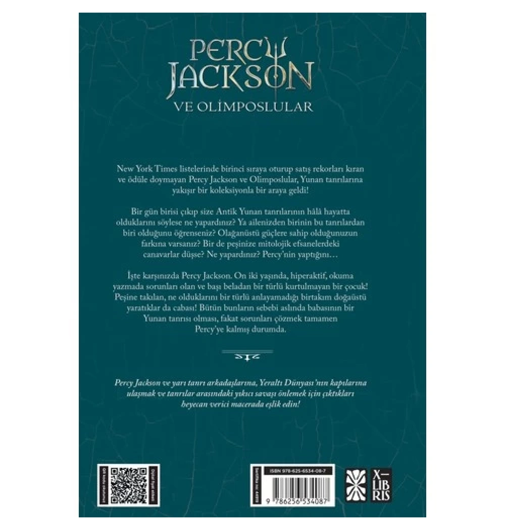 X Percy Kackson Ve Olimposlular Ciltli Lıbrıs