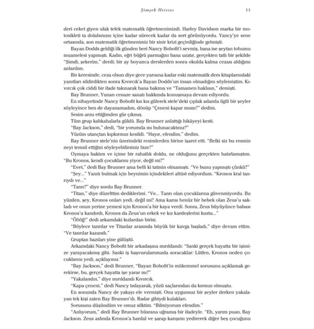 X Percy Kackson Ve Olimposlular Ciltli Lıbrıs