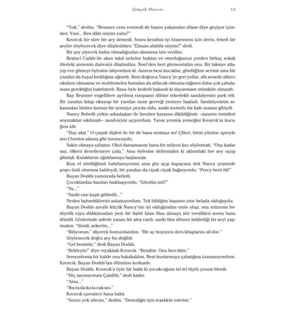 X Percy Kackson Ve Olimposlular Ciltli Lıbrıs