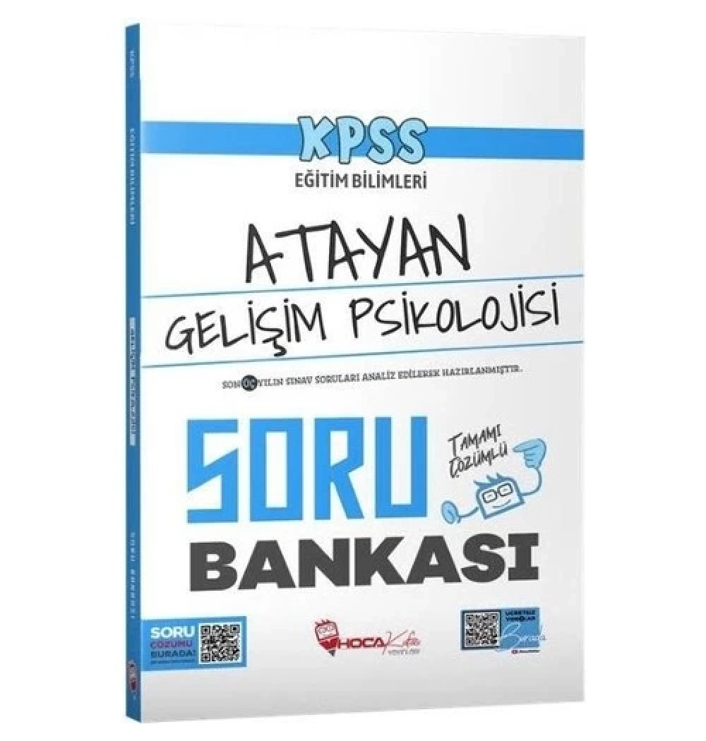 Kpss Eğitim Bilimleri Gelişim Psikolojisi Atayan Soru Bankası  Hoca Kafası