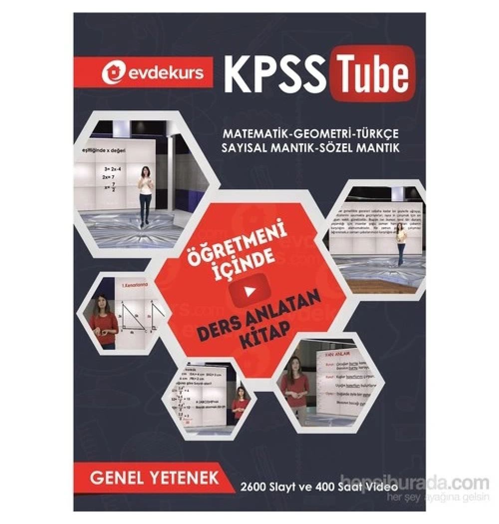Kpss Evdekurs Genel Yetenek Ders Anlatan Kitap