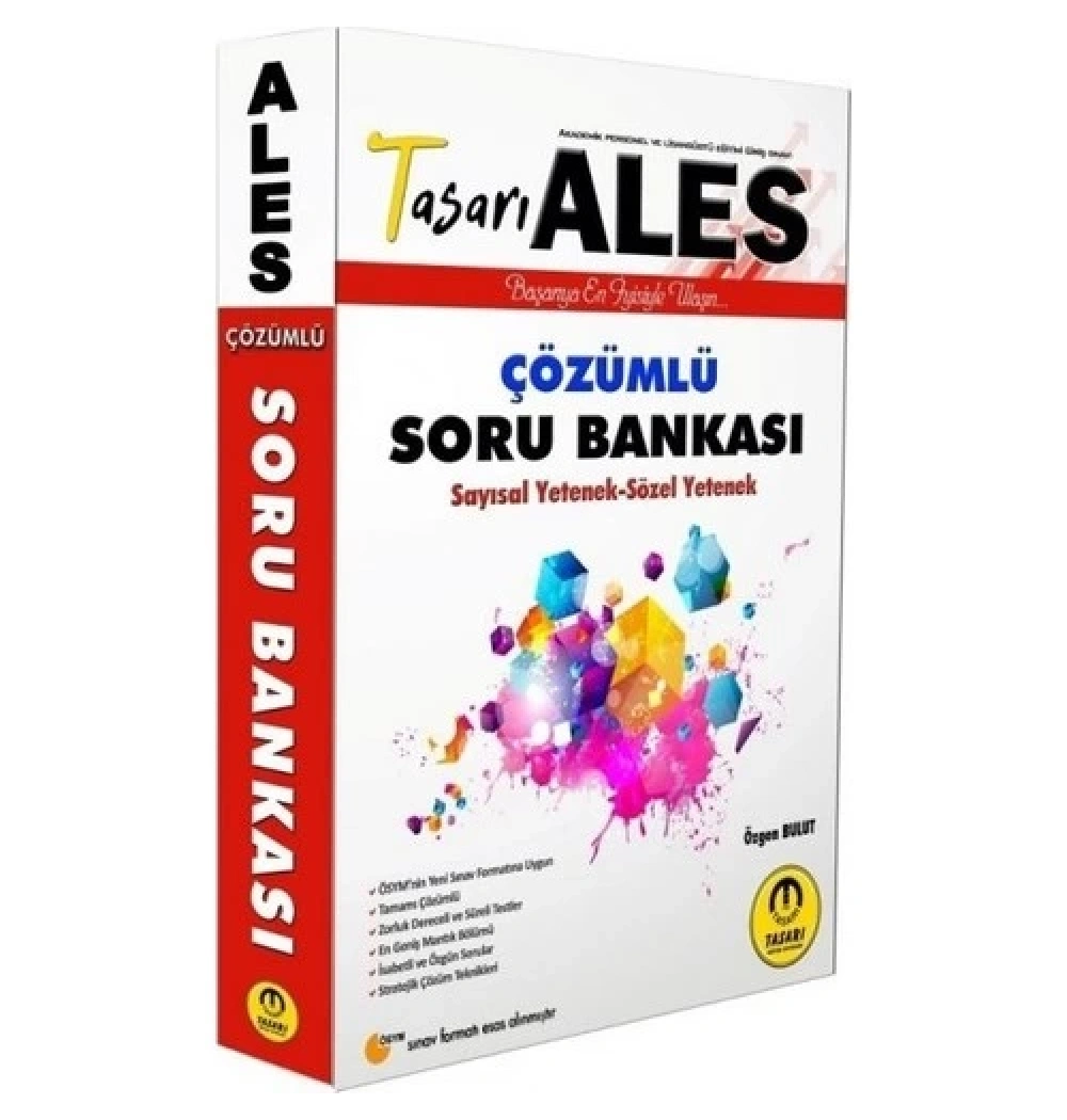 Tasarı Ales Çözümlü Soru Bankası Sayısal Sözel