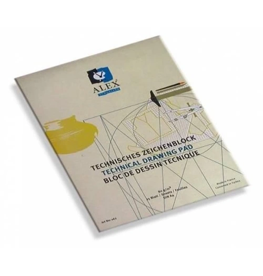 Alex Tekni̇K A4 20Yp Di̇K Blok 80Gr