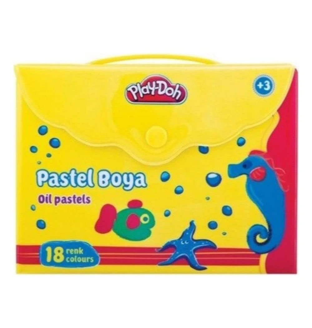 Play-Doh Pastel Boya Çantalı 18 Renk Pa006