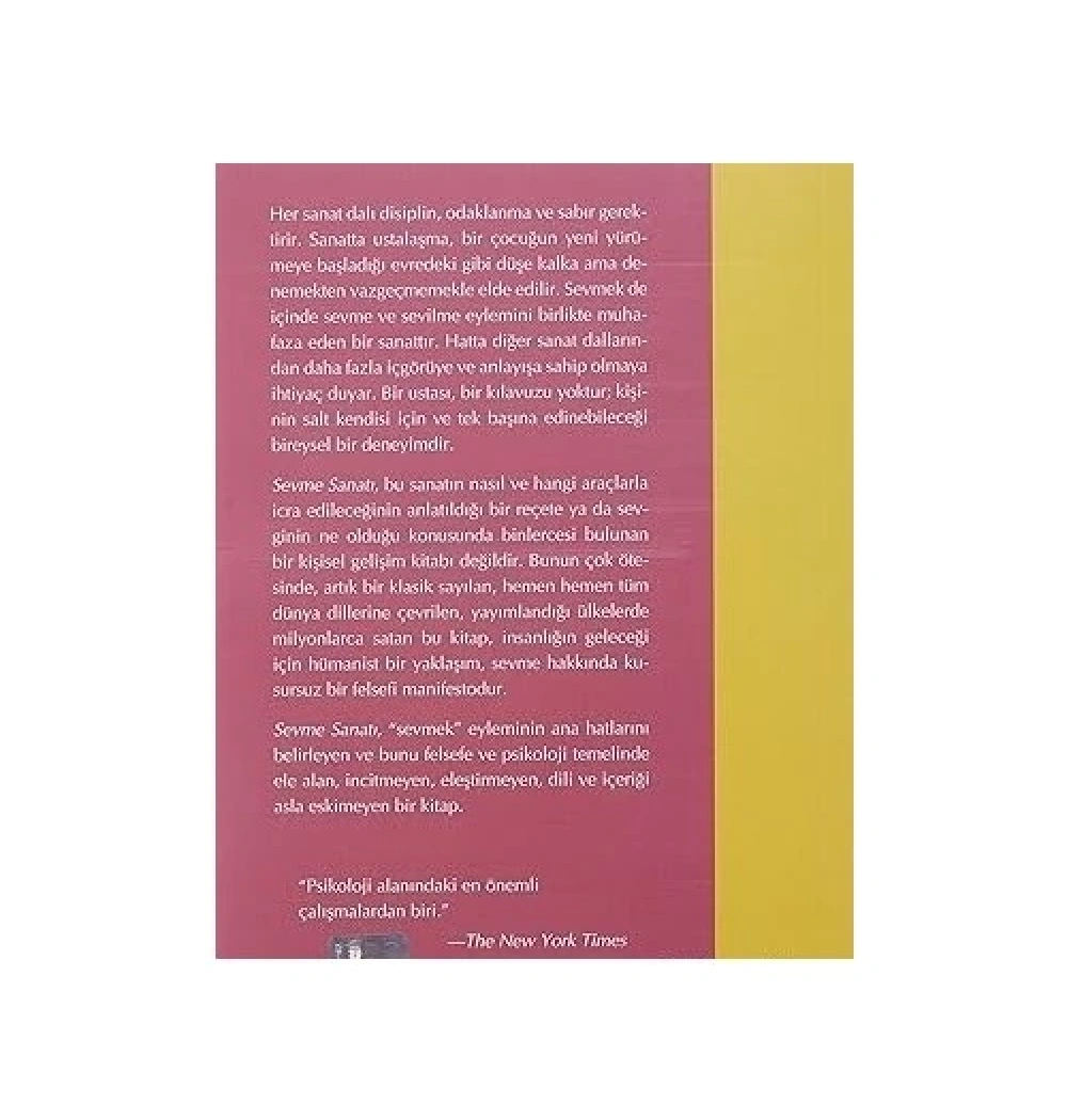 Sevme Sanatı Erıch Fromm Say Yayın