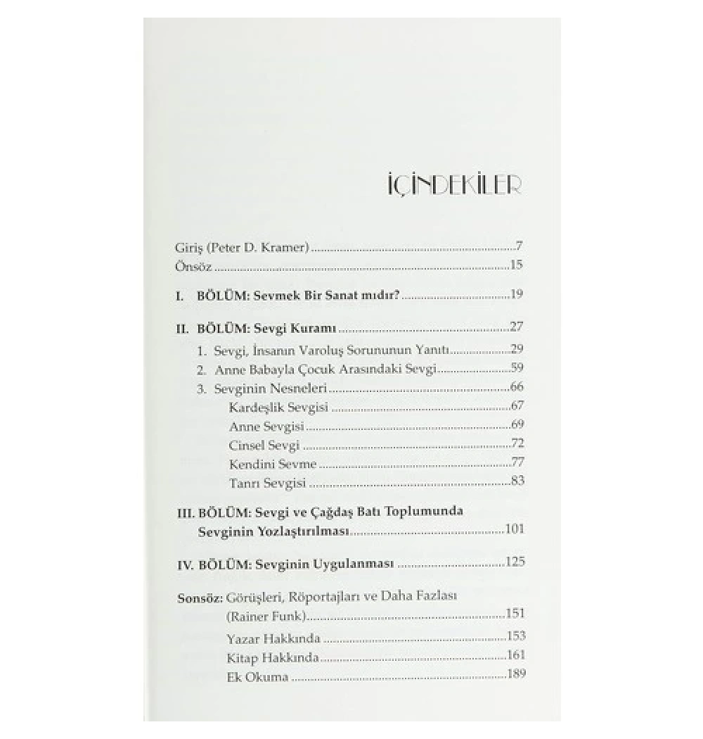 Sevme Sanatı  Erıch Fromm  Say Yayın