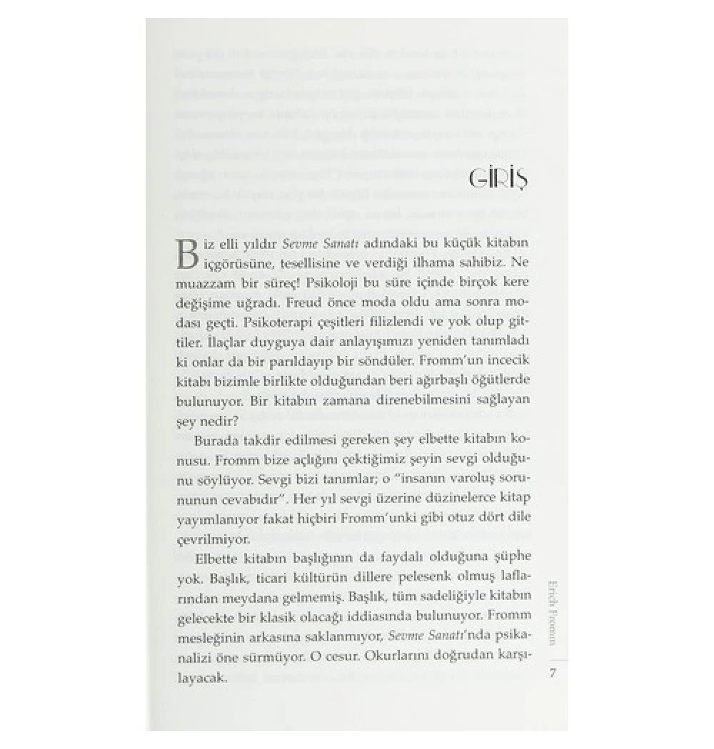 Sevme Sanatı Erıch Fromm Say Yayın