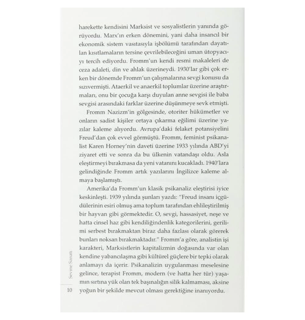 Sevme Sanatı  Erıch Fromm  Say Yayın
