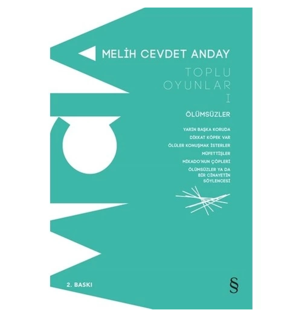 Toplu Oyunlar 1 Melih Cevdet Anday  Everest Yayın