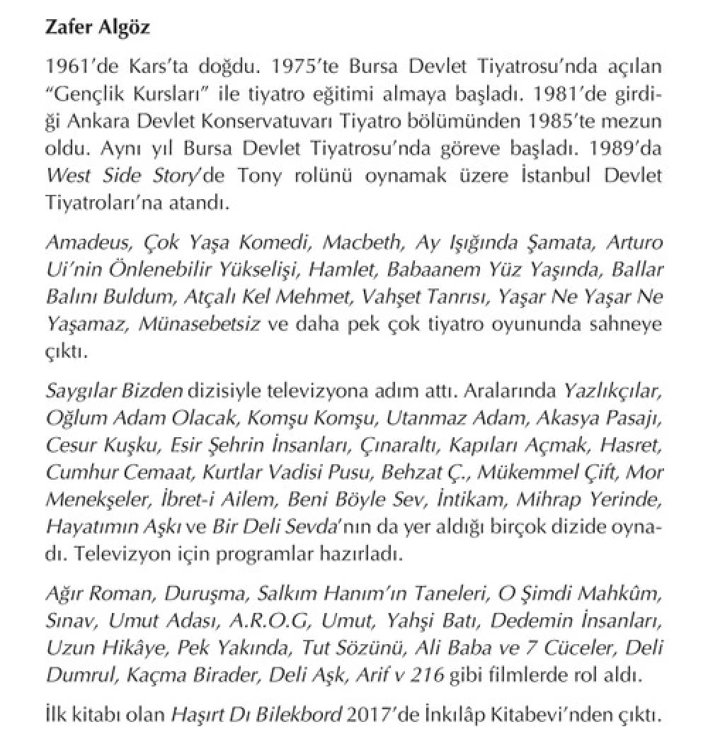 Keş On Dı Teybıl   Zafer Algöz   İnkilap
