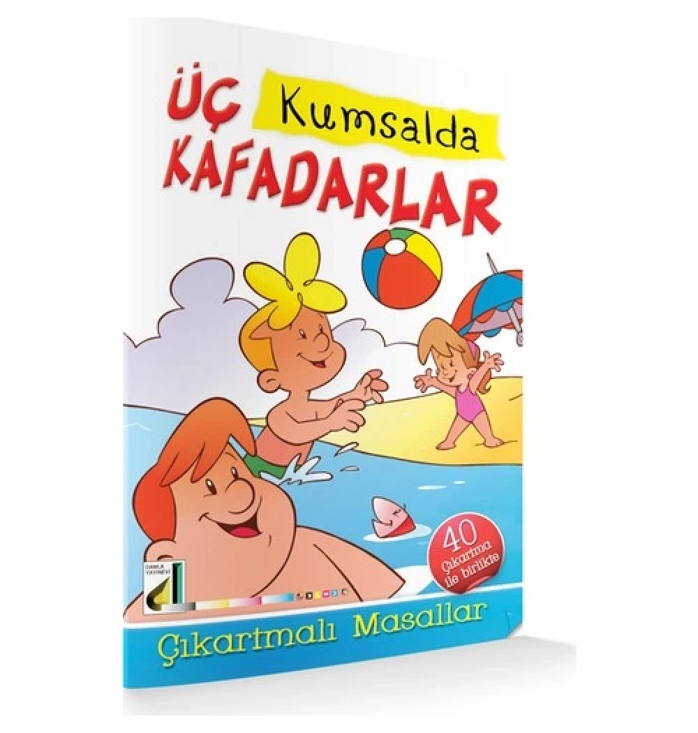 Üç Kafadarlar Kumsalda - Çıkartmalı Masallar 6 - Damla