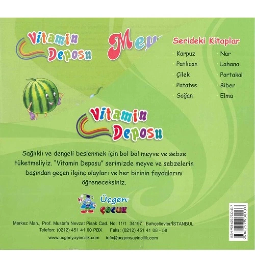 Vitamin Deposu 10 Kitap Set  Üçgen Yayın
