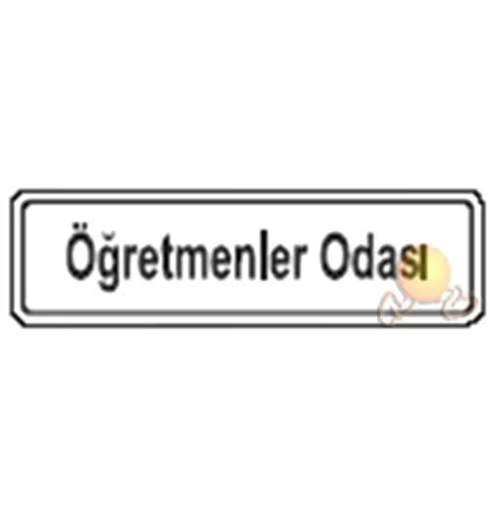 İnter Yönlendirme Levhası 7X24.5 Cm Öğretmenler Odası Kod:127