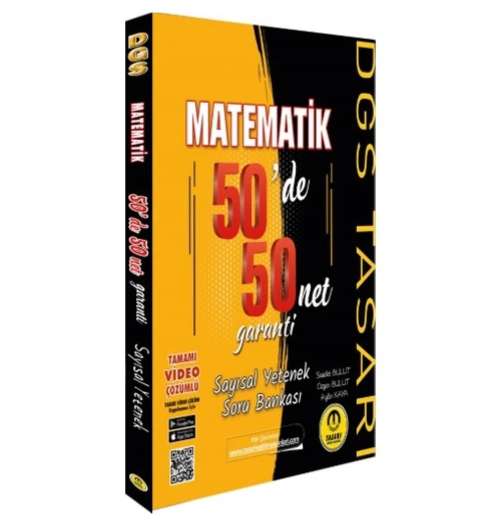Tasarı Dgs Matematik 50 De 50 Net Garanti Sayısal Yetenek Soru Bankası