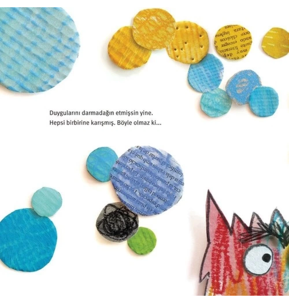 Renk Canavarı Anna Llenas Büyük Boy Ciltli Nesin Yayın