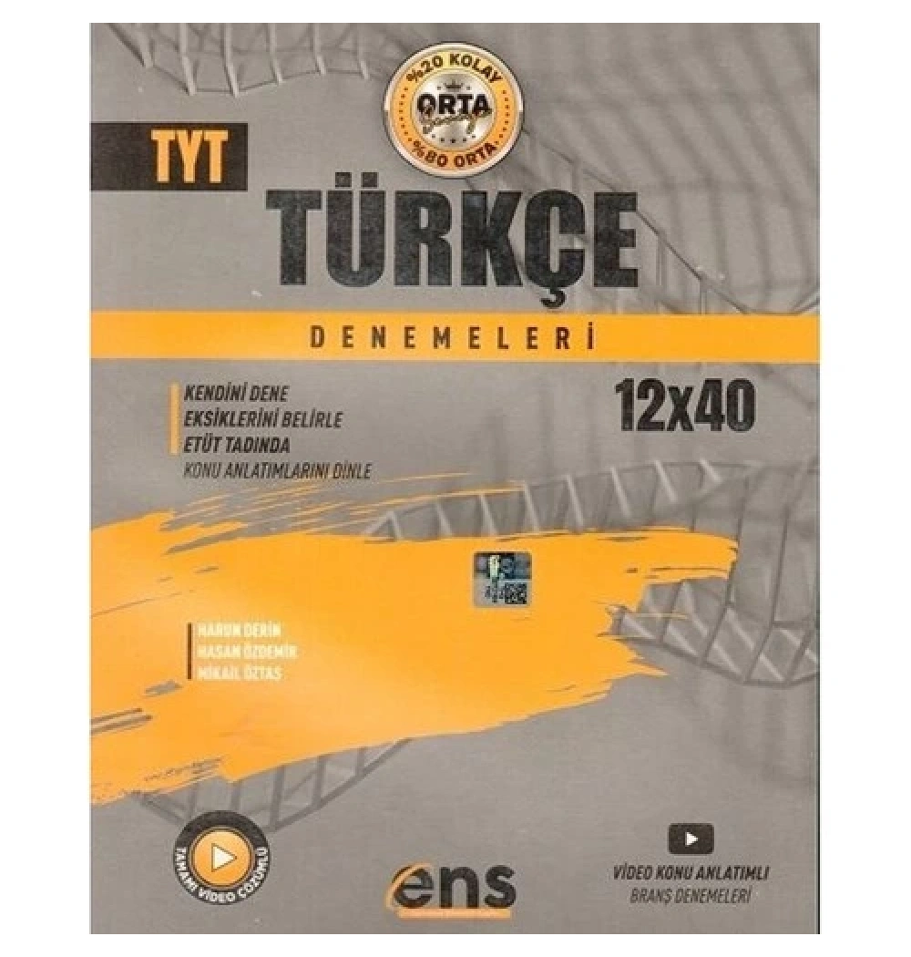 Ens Tyt Türkçe 12X40 Denemeleri