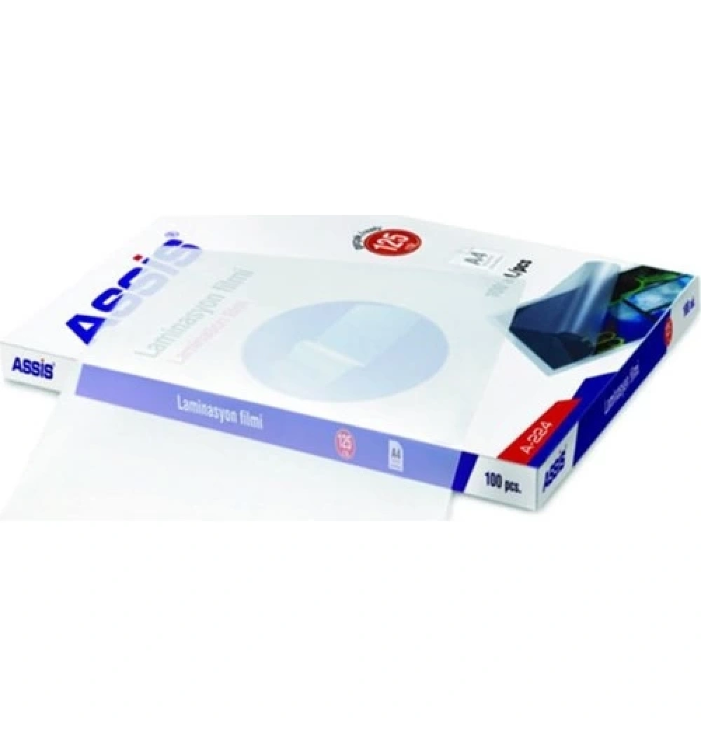 Assis 125 Mic Laminasyon Filmi A4 100 Lü