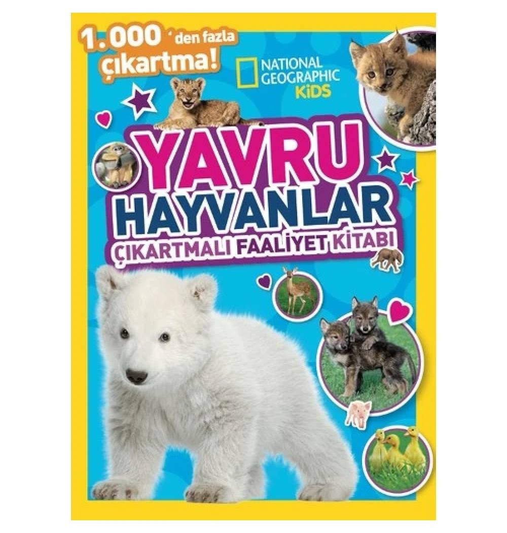 Yavru Hayvanlar Çıkartmalı Faaliyet Kitabı  Beta Kıds