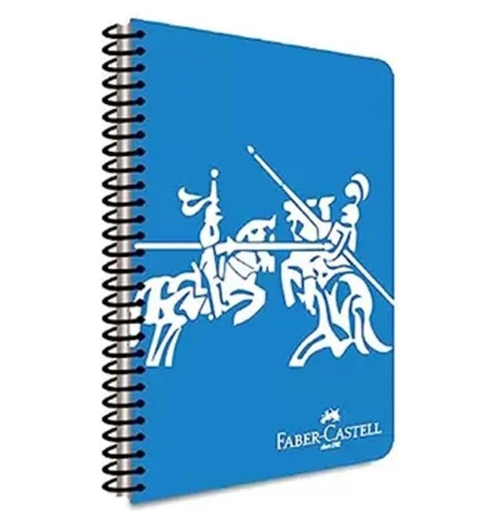 Faber Castell Defter Knights Canlı Pp Kapak Spiralli 80 Yaprak Kareli 5075000462000