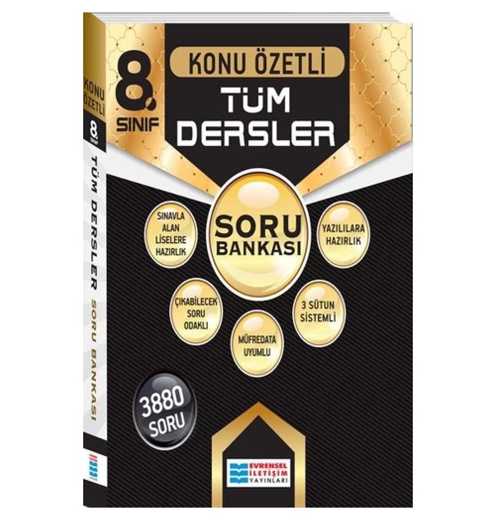 8.Sınıf Tüm Dersler Konu Özetli Soru Bankası-Kampanya
