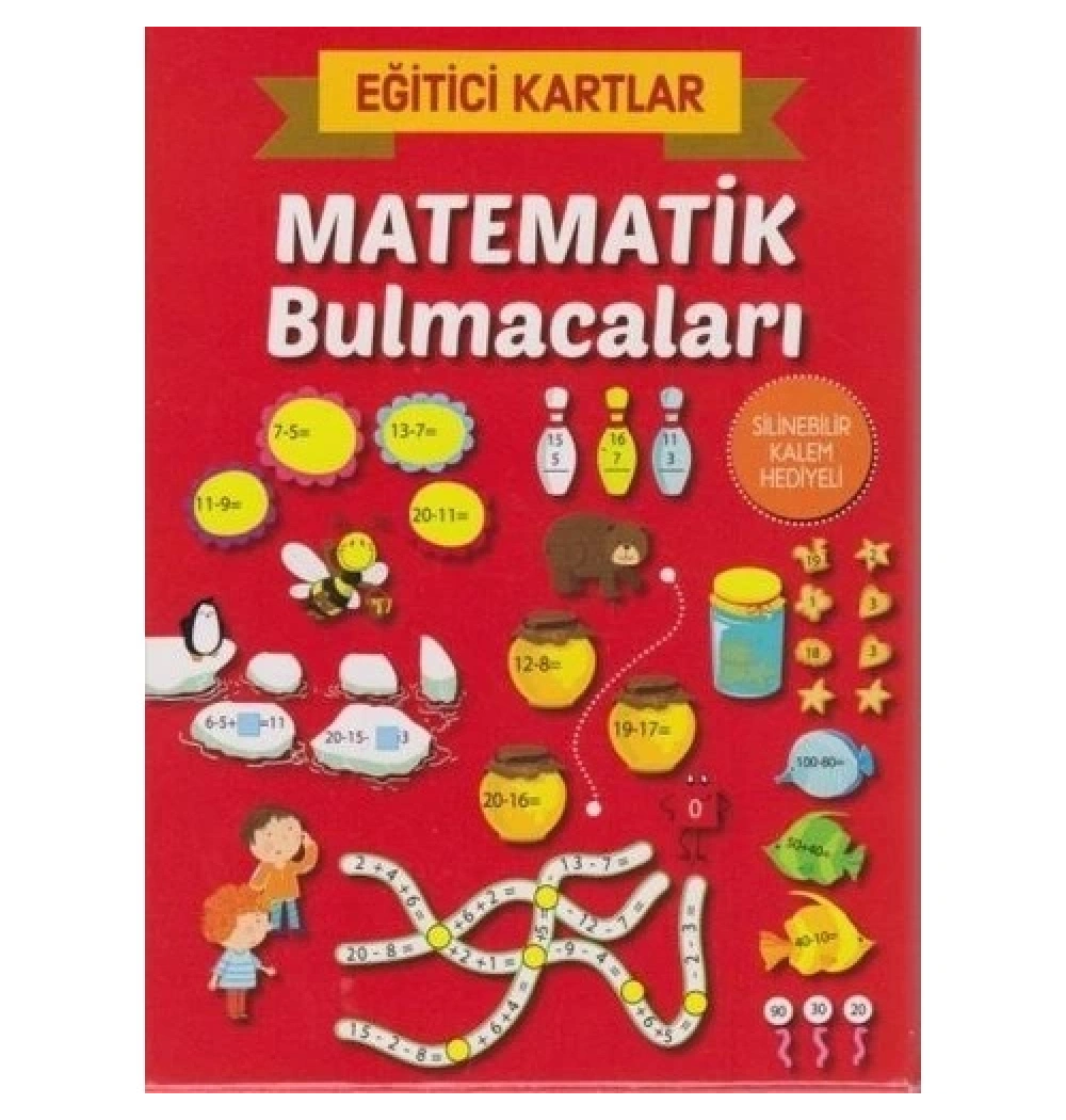 Matematik Bulmacaları Eğitici Kartlar Teleskop