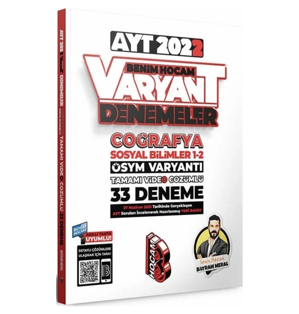 Ayt 2022 Coğrafya 33 Deneme  Benim Hocam