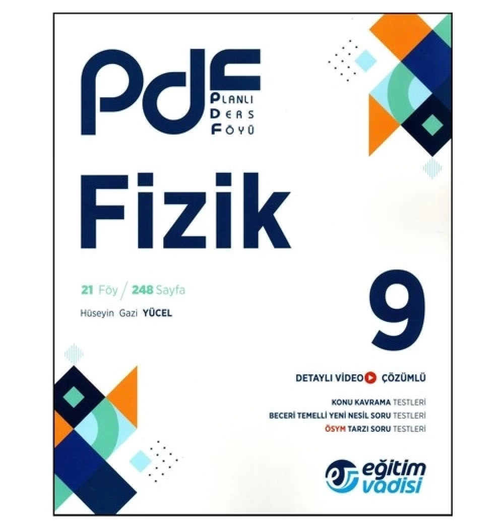 Eğitim Vadisi 9.Sınıf Fizik Planlı Ders Föyü