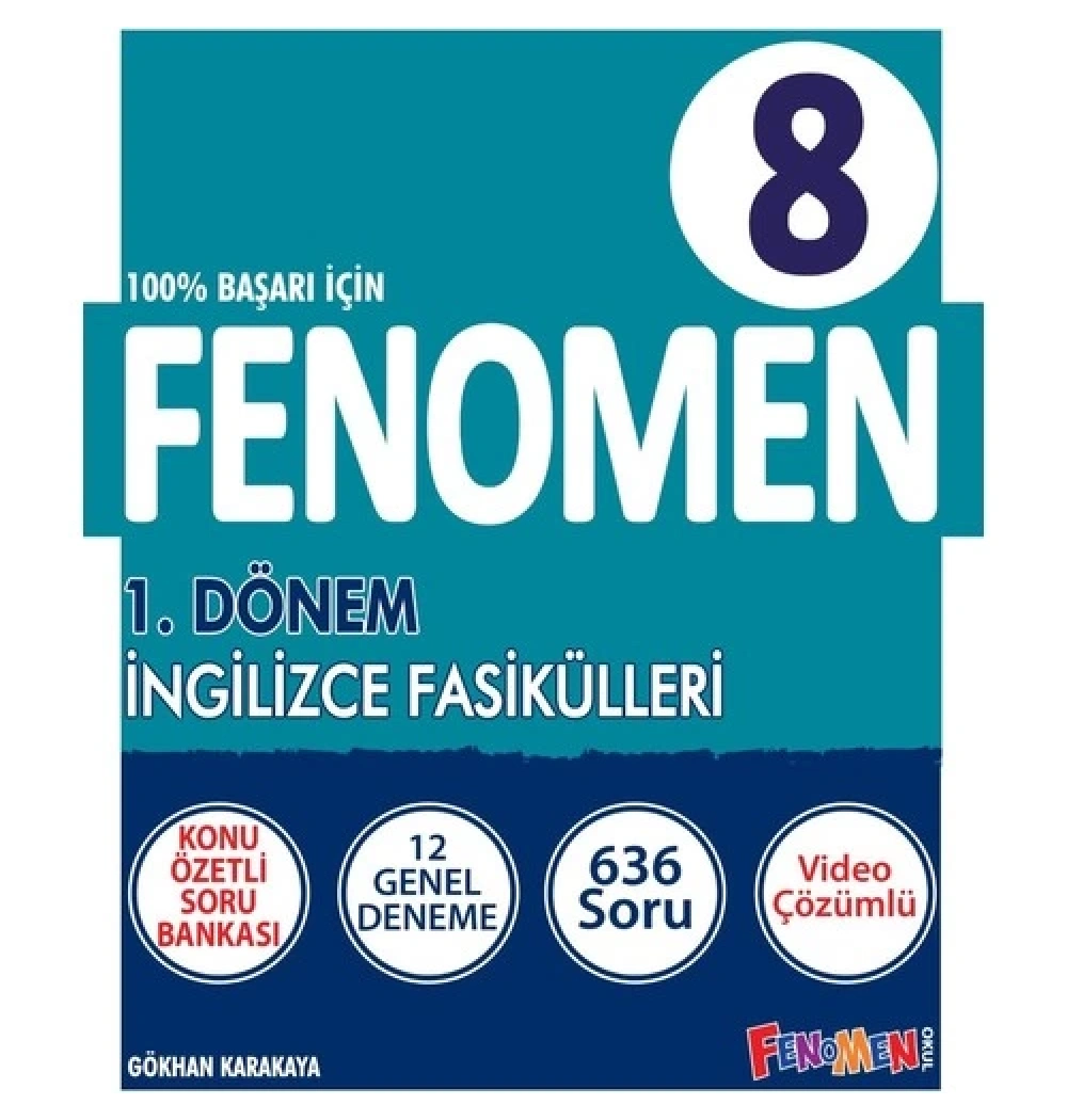 Fenomen 8.Sınıf 1.Dönem İngilizce Fasikülleri