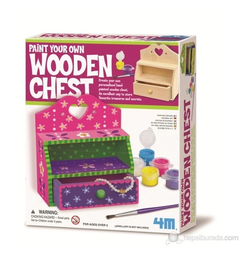 4M 4578 Wooden Tahta Sandık
