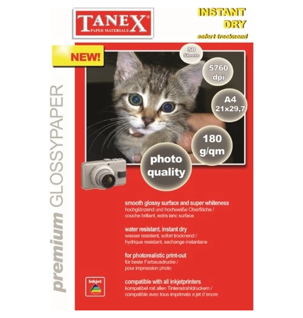 Tanex Fotoğraf Kağıdı A4/180 Gr