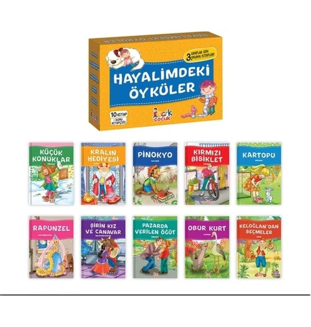Hayalimdeki Öyküler 10 Kitap Set 3.Sınıflara  Bıcırık Çocuk