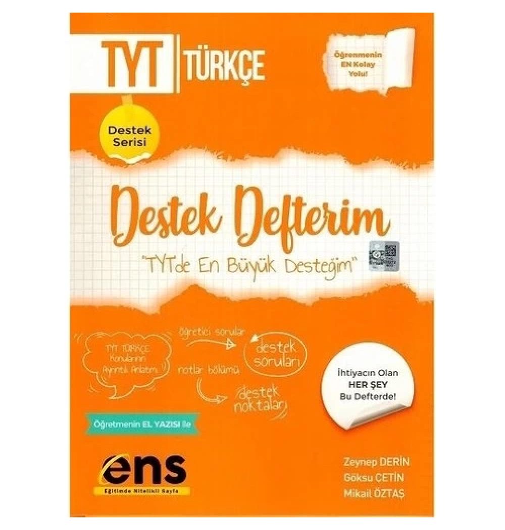 Ens Tyt Türkçe Destek Defterim