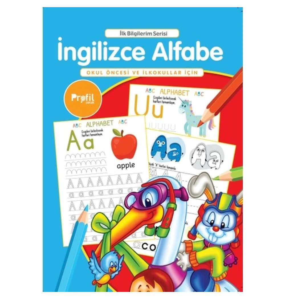 İngilizce Alfabe Okul Öncesi Ve Ilkokullar Için Profil Kitap