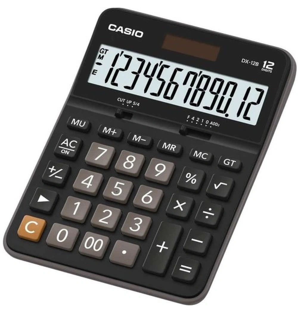 Casıo Dx-12B-Bk Hesap Makinesi