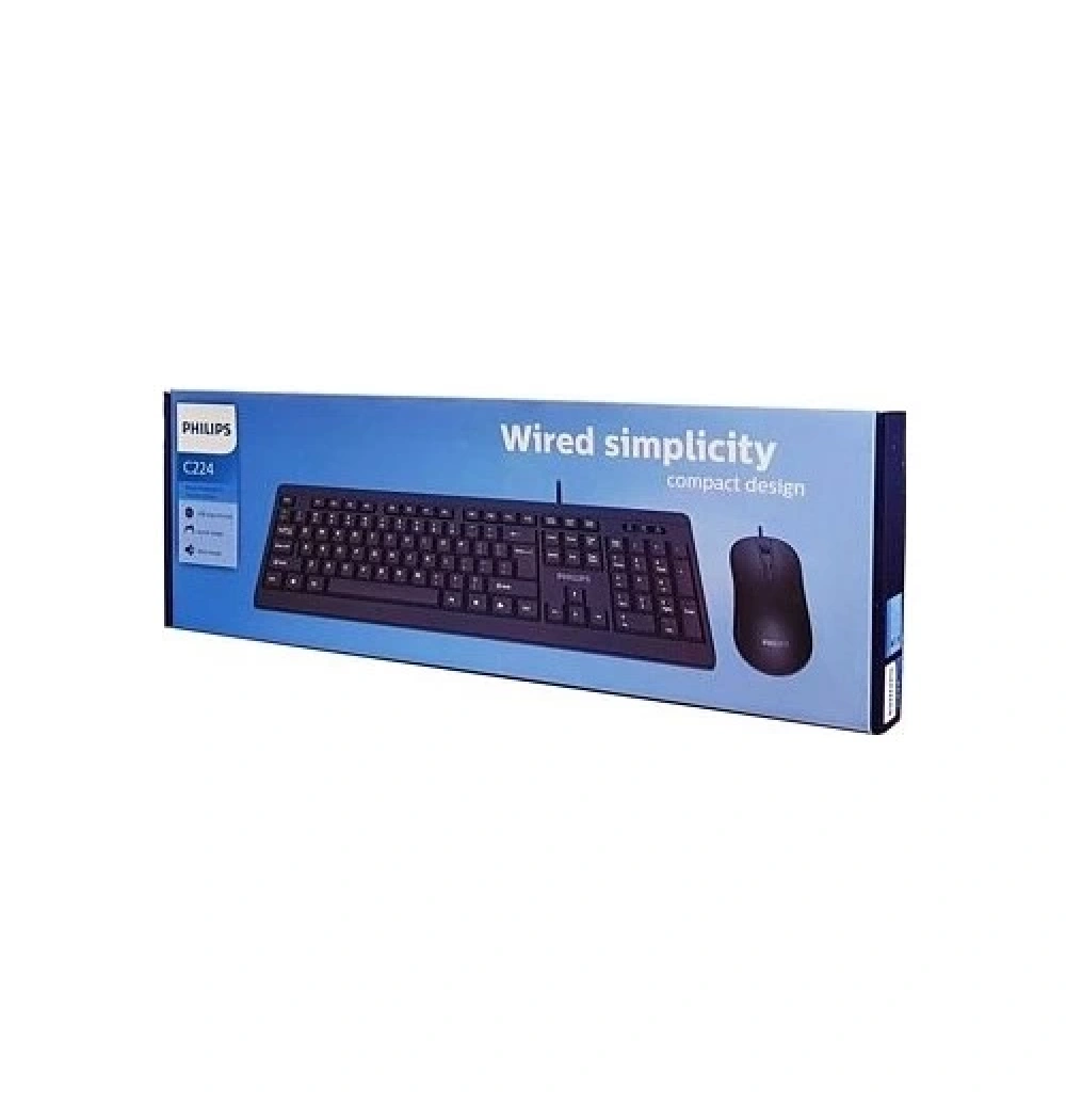 Phılıps Kablolu Q Klavye + Mouse Set Spt6224