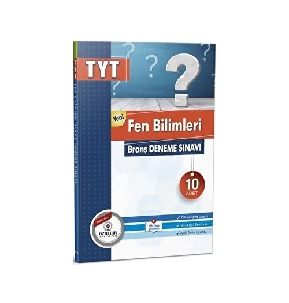 Özdebir Tyt Fen Bilimleri 10 Branş Deneme Seti