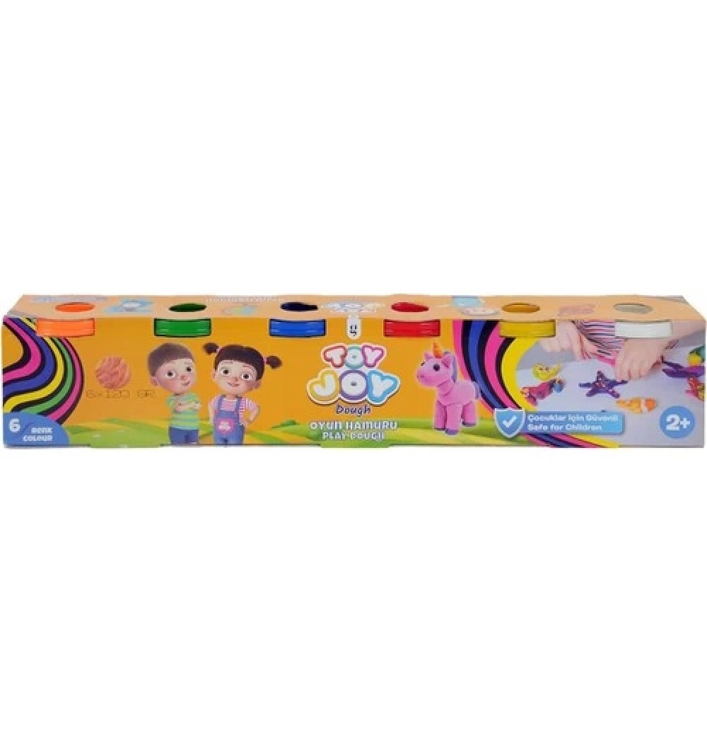 *Kampanya* Toy Joy Dough Oyun Hamuru 6 Renk 480 Gr  Tj-0002
