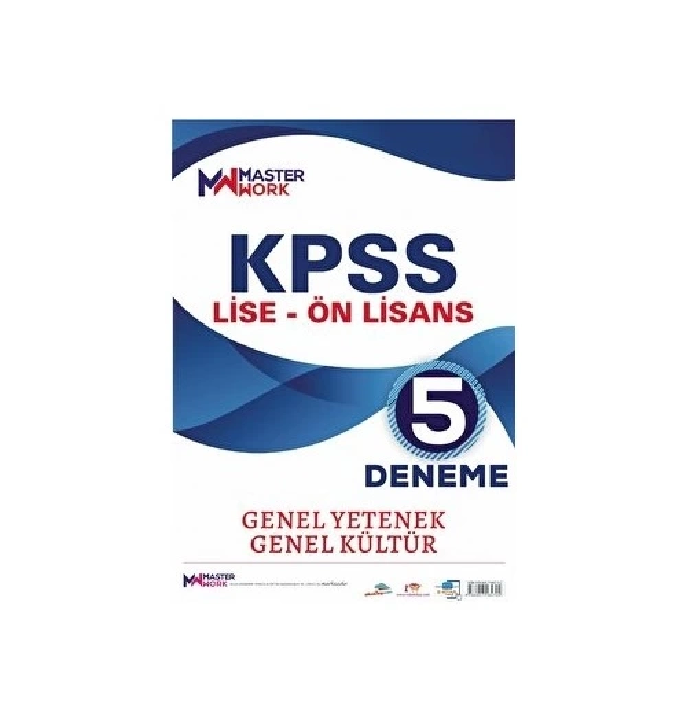Kpss Lise Önlisans Gy Gk 5 Deneme  Master Work