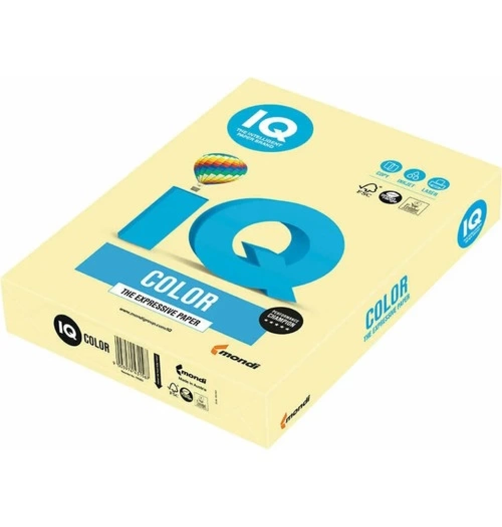 Iq A4 Renkli Fotokopi Kağıdı 80/500 Altın Sarısı Ne1320-Go22