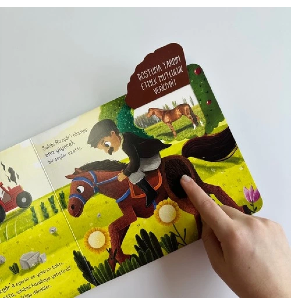 İlk Dokun Hisset Kitabım Çiftliğe Dokun  Sincap Kitap