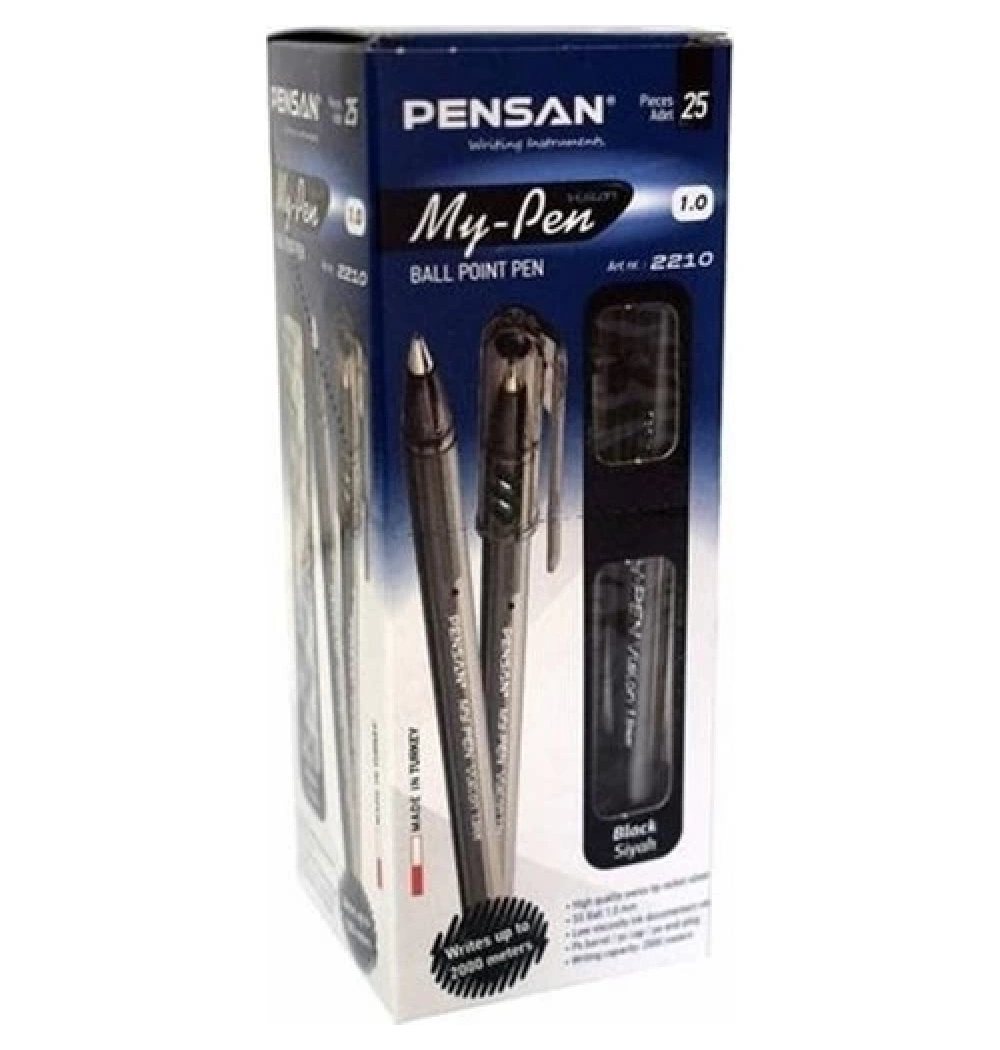 Pensan My-Pen Tükenmez Kalem 1 Mm Siyah