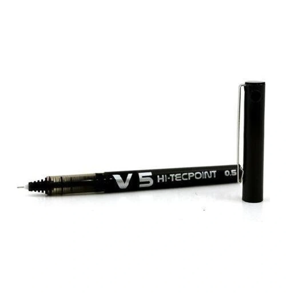 Pilot v5 Kalem Hi-Tecpoint Siyah (J)