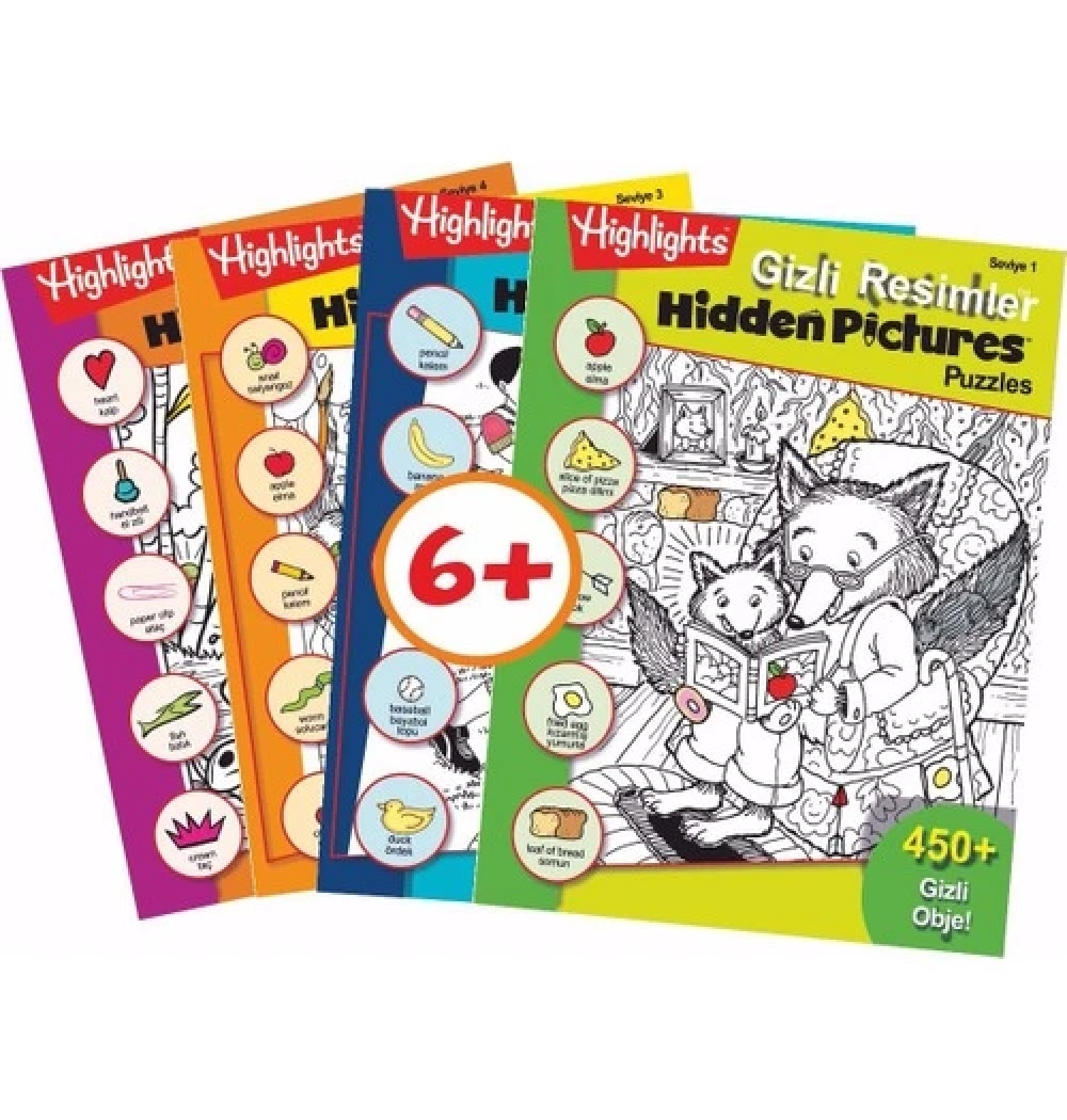 Hidden Pictures Gizli Resimler Seviye 1  Dikkat Atölyesi