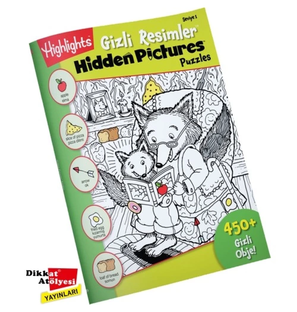 Hidden Pictures Gizli Resimler Seviye 1  Dikkat Atölyesi