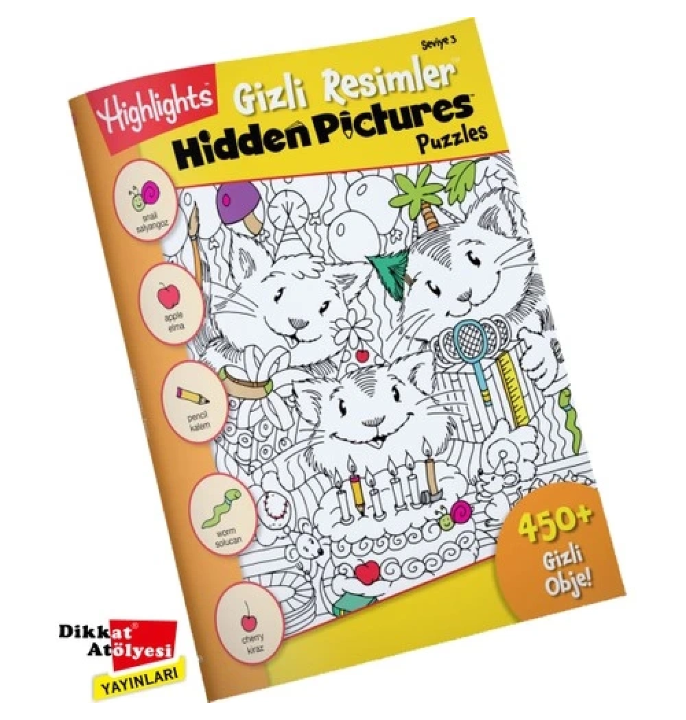 Hidden Pictures Gizli Resimler Seviye 1  Dikkat Atölyesi