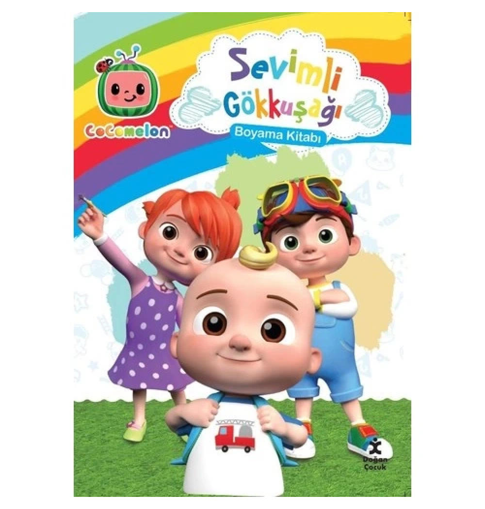 Sevimli Gökkuşağı Boyama Kitabı  Doğan Çocuk