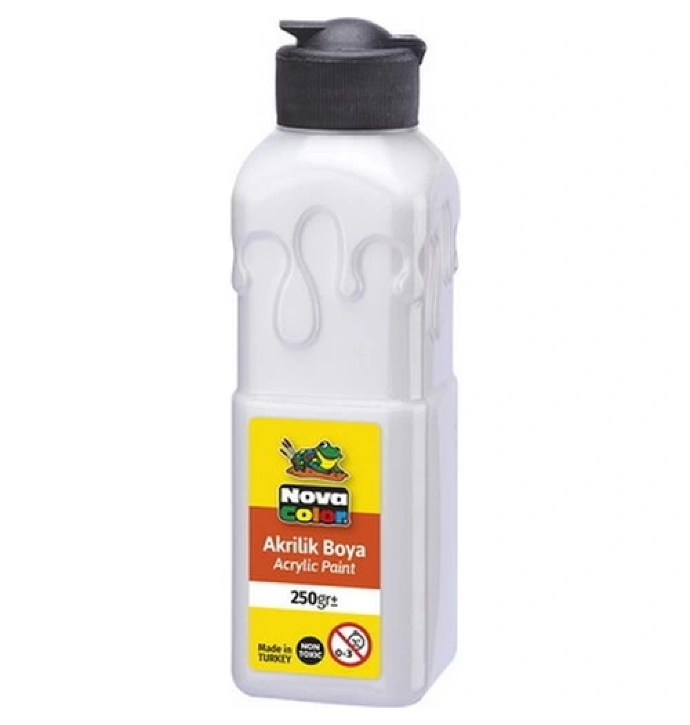 Nova Color Akrilik Boya 250 Gr Beyaz Nc-3014