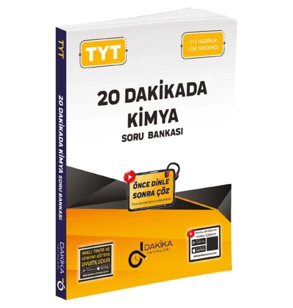 Dakika Tyt 20 Dakikada Kimya Soru Bankası